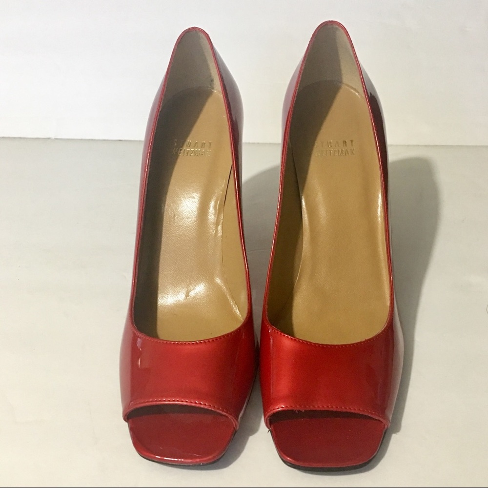 STUART WEITZMAN RED SHOES SIZE 9M